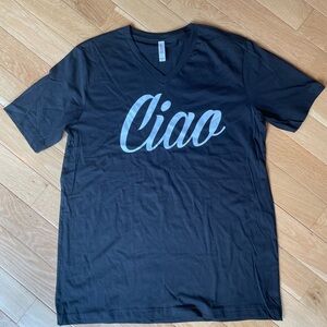Bella Canvas Black Ciao Short Sleeve Tee
